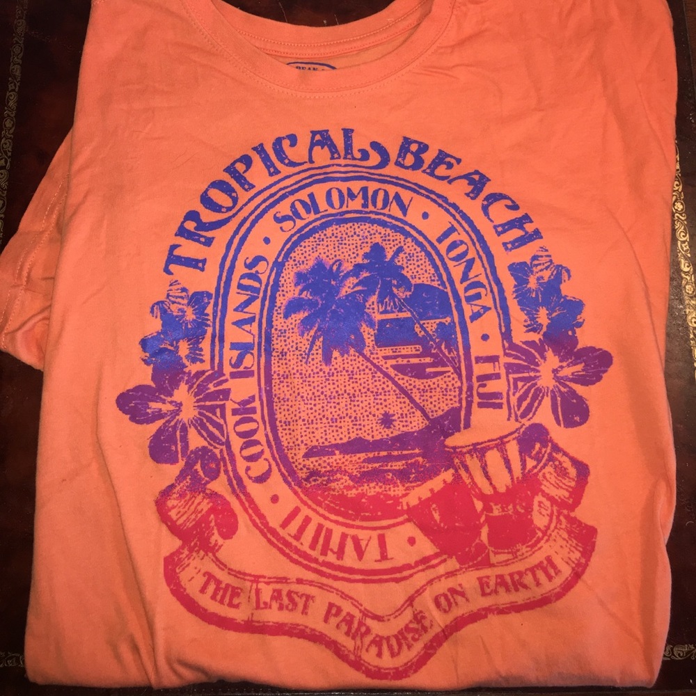 Size XL Caribbean Joe Tropical Beach T-Shirt